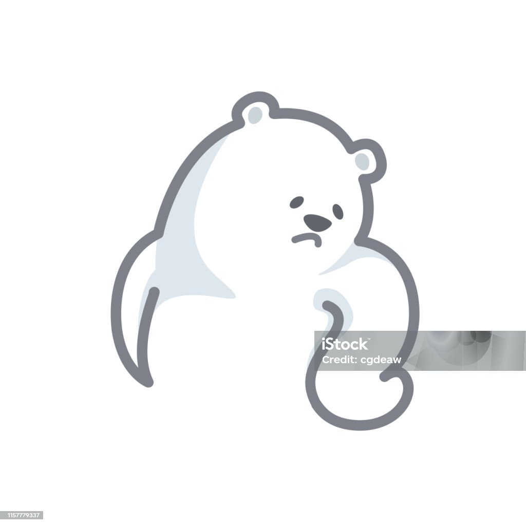 White Bear Cartoon Character Cute Isolated On White Background Beautiful Teddy  Bear Cartoon Characters Cute Clip Art Bear Lovely And Funny Clipart White Teddy  Bear Mascot Cartoon Stock Illustration - Download Image