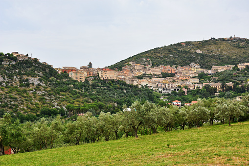 An ancient town in the mountains of the Lazio region
