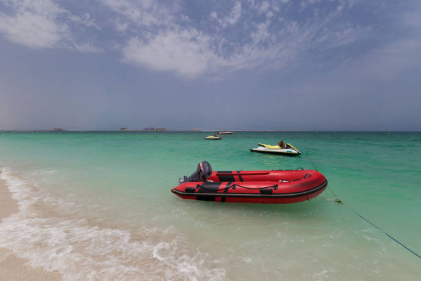 istock UAE, landscape sea, boat 1157781279