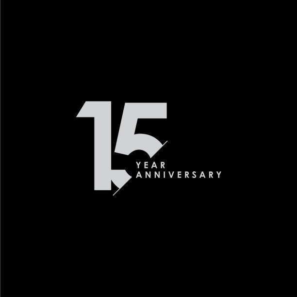 15 Years Anniversary Vector Template Design Illustration 15 Years Anniversary Vector Template Design Illustration number 15 stock illustrations