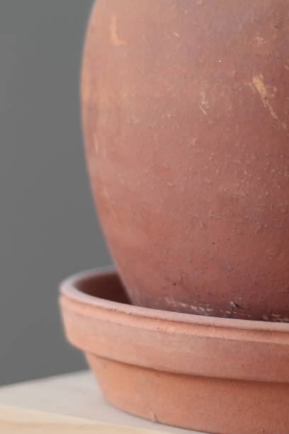 istock Flower vase of terracotta 1157793556