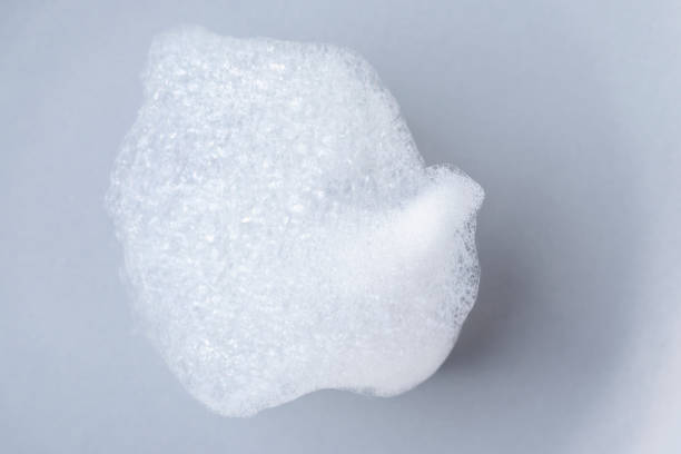 istock A piece of foam on a gray ceramic plate 1157799896