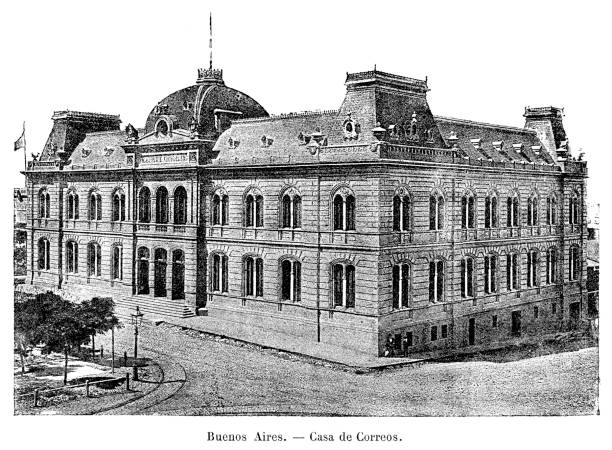 istock Post office building now Casa Rosada in Buenos Aires Argentina 1887 1157813170