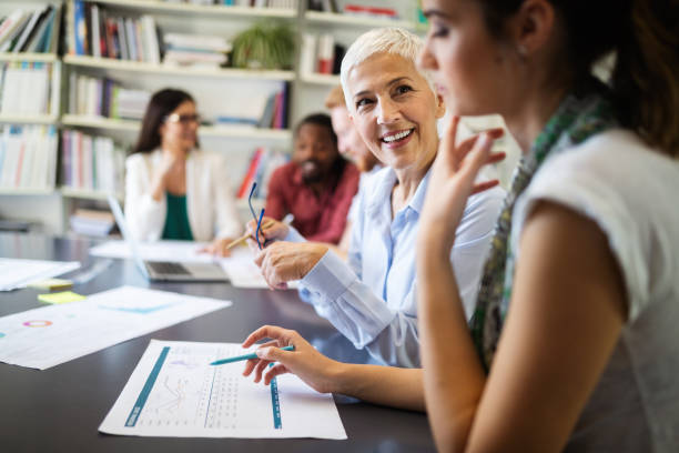 istock Creative business people working on business project 1157821556