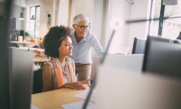 istock Creative business people working on business project in office 1157822377