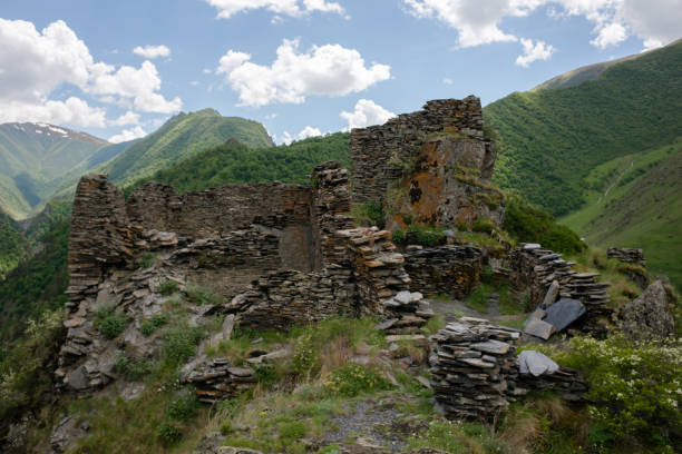 istock Mutso Fortress in Georgia 1157827439