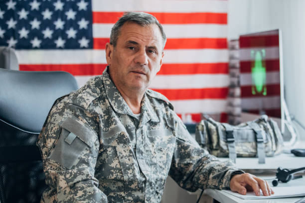 istock Senior soldier portrait 1157827769