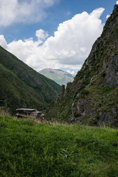 istock Mutso Fortress in Georgia 1157828634