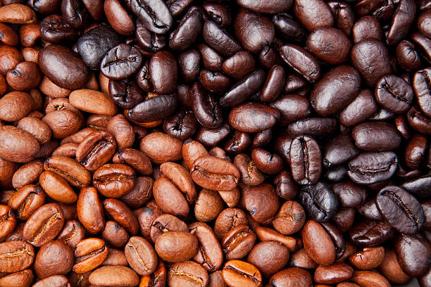 coffee bean background stock photo