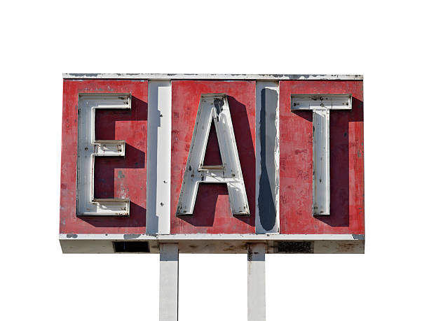 istock Eat Sign Ruin Isolated 115783269
