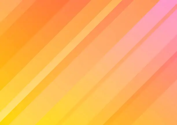 Vector illustration of Abstract orange background
