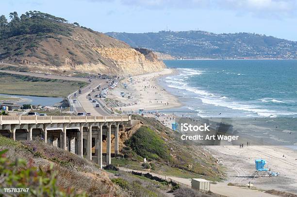 Californias Pacific Coast Highway San Diego Stock Photo - Download Image Now - Road, San Diego, Beach