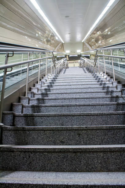 istock Stairs. Abstract steps. Stairs in the city. 1157842878