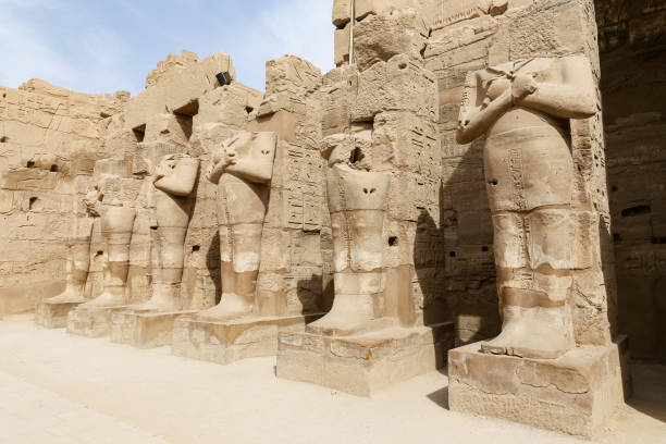 istock Sculptures in Karnak Temple in Luxor, Egypt 1157842988