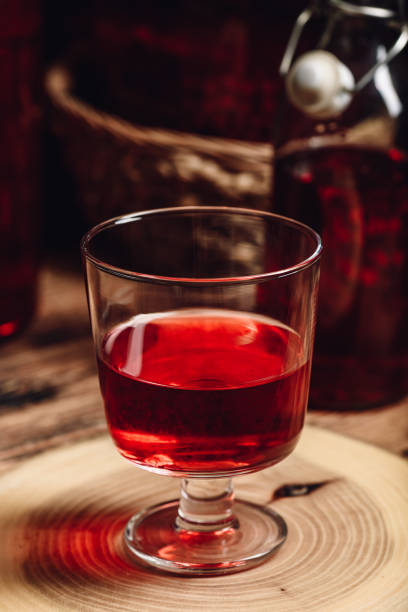 istock Glass of currant nalewka 1157846303