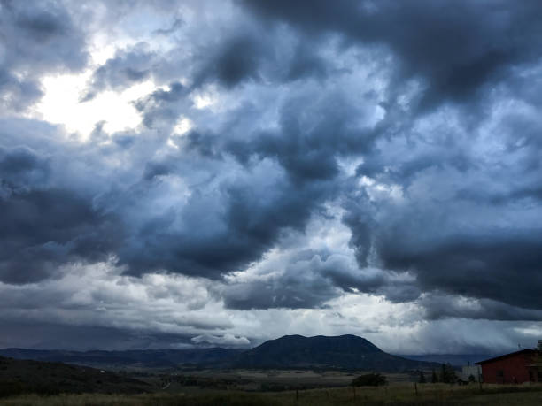 istock Storm clouds over sleeping giant mountain, Steamboat Springs, Colorado 1157846948