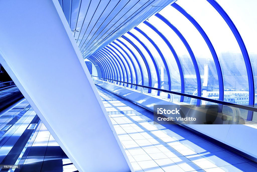 Corridoio in un hotel moderno - Foto stock royalty-free di Aeroporto