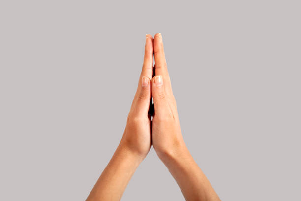 istock hands up and showing symbol figures with white background 1157856615