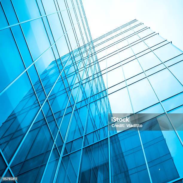 Concept Of Contemporary Architecture Stock Photo - Download Image Now - Architecture, Blue, Color Image