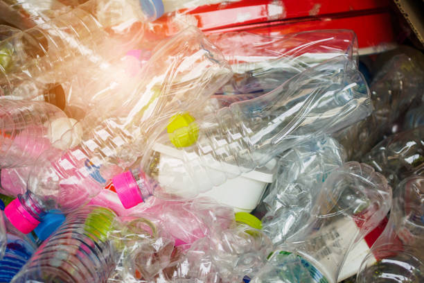 istock plastic bottles in recycle trash station 1157858531
