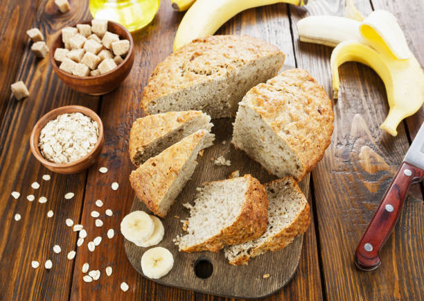 istock Banana cake with oatmeal 1157859562