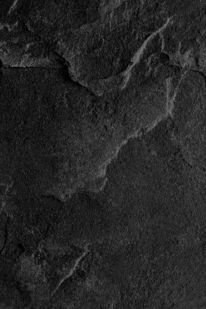 istock Dark grey black slate stone background or texture 1157859967