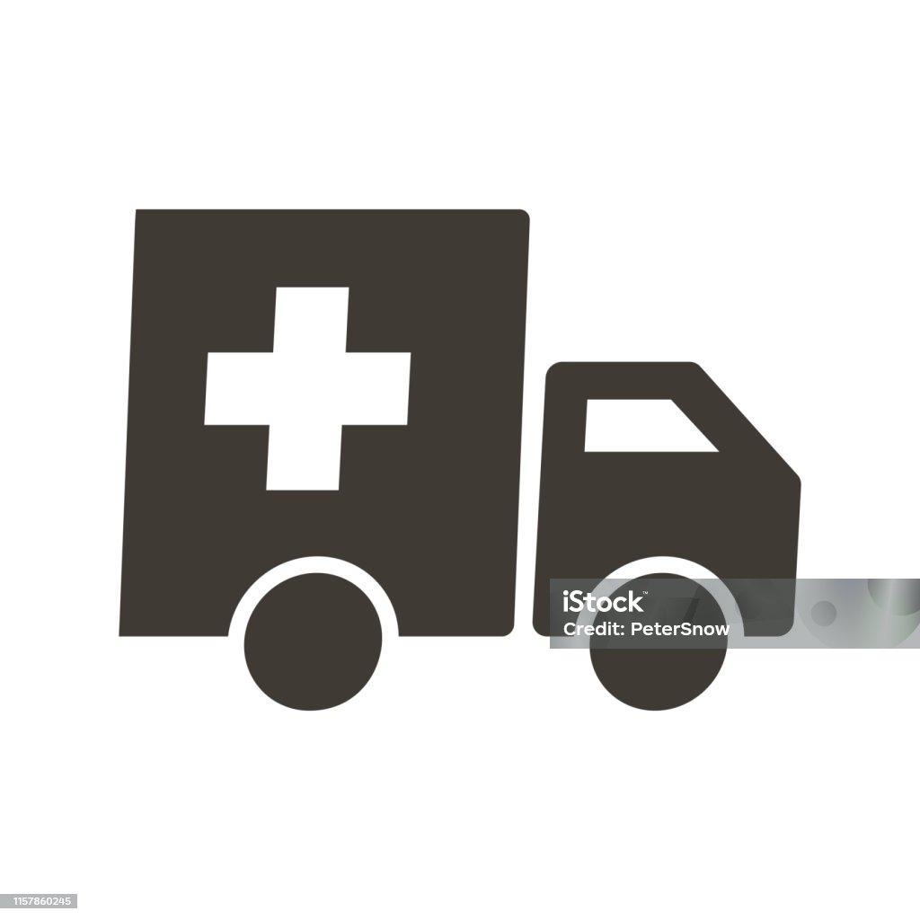 Xe Tải Có Chữ Thập Đỏ Biểu Tượng Vật Tư Y Tế Và Thực Phẩm Hình ...