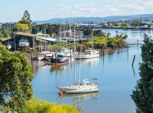 istock Boats in the Tamar River, Launceston 1157874141