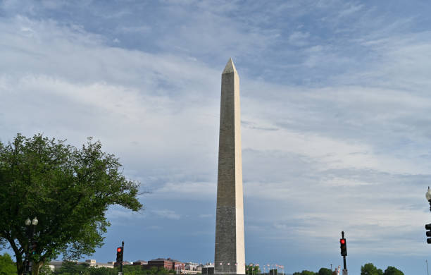 istock Washington monument in front of reflecting pool 1157875162