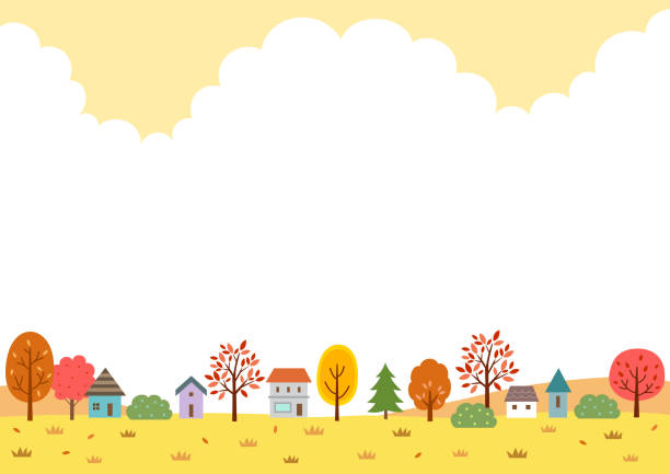 Autumn House Vector Art Icons And Graphics For Free Download