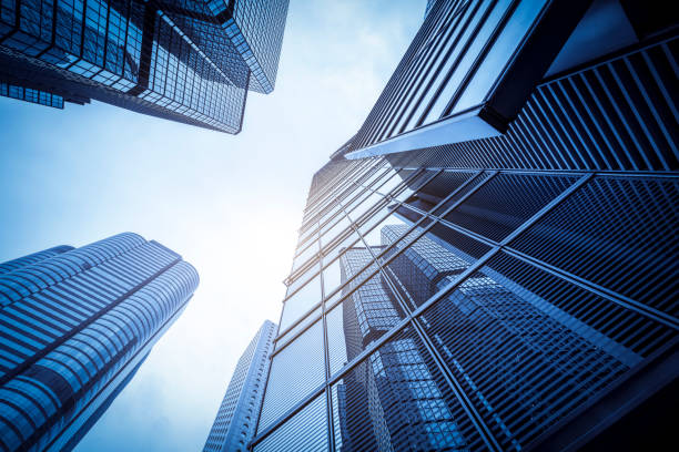 istock Modern office buildings in central Hong Kong 1157881702