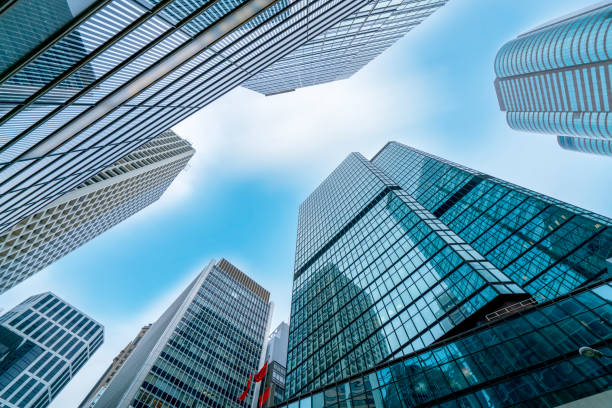 istock Modern office buildings in central Hong Kong 1157882591