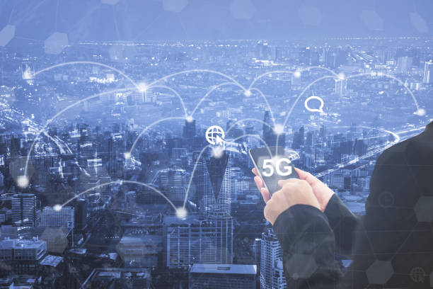 istock Digital marketing. Business using modern interface payments online shopping communication and icon customer network connection on virtual screen. Business innovation technology 5G concept. 1157882814