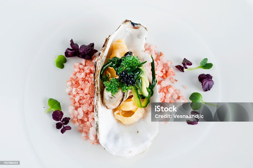 Ostras - Foto de stock de Caviar libre de derechos