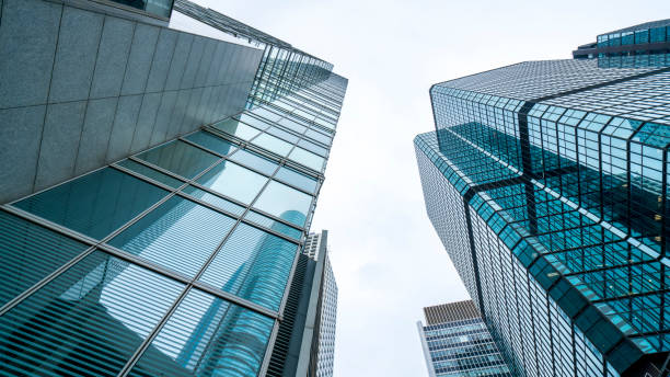 istock Modern office buildings in central Hong Kong 1157883346