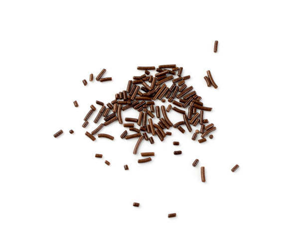 istock Chocolate Sprinkles Isolated on White Background Top View 1157884892