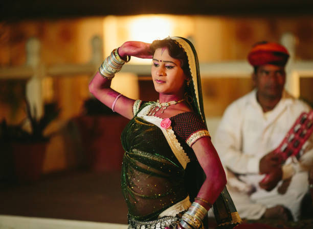 istock Rajasthani traditional girl dancing 1157886339