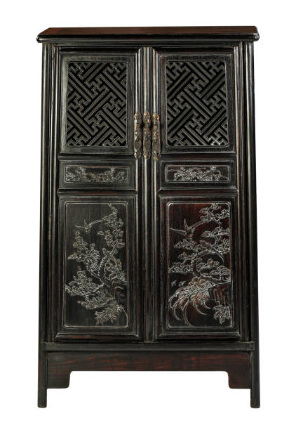istock Chinese storage cabinet with clipping path. 1157887719