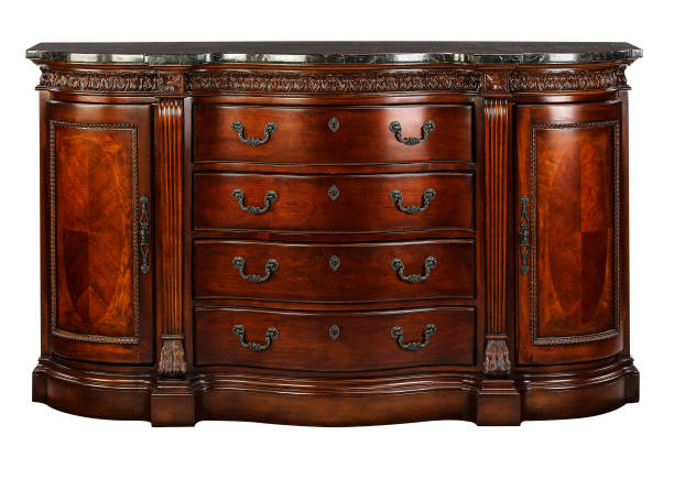 istock Dresser storage cabinet with clipping path. 1157887721