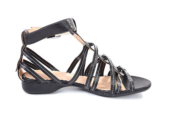 istock Female black sandal 115788828