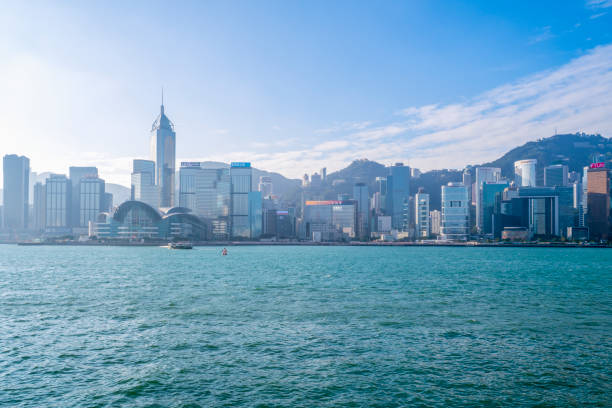 istock Urban Architectural Landscape in Hong Kong 1157888294