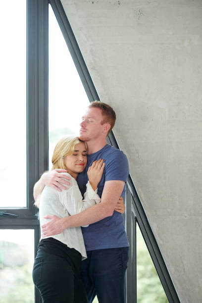 istock Hugging couple in love 1157888434