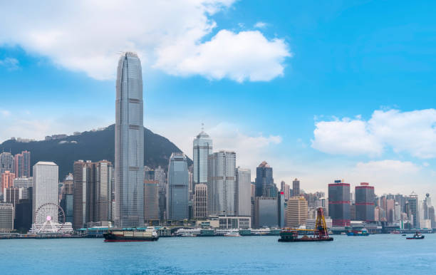 istock Urban Architectural Landscape in Hong Kong 1157889481