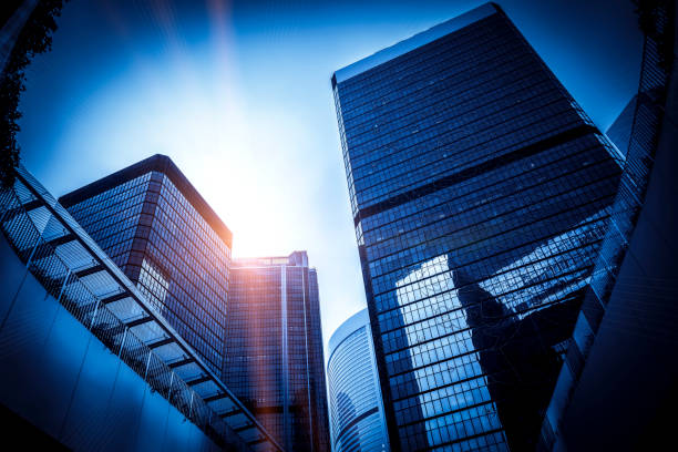 istock Modern office buildings in central Hong Kong 1157890836