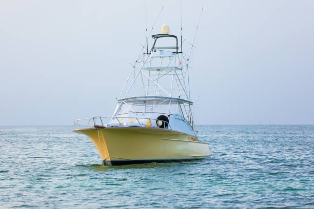 istock Boat anchored in Miami Florida 1157892881