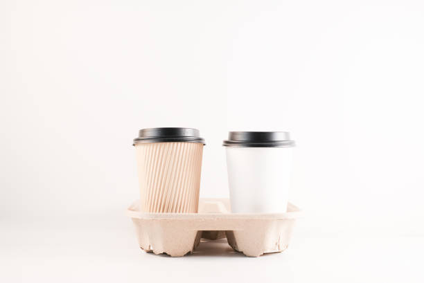 istock biodegradable box package to go food snack coffee container for take away eco friendly. 1157895334