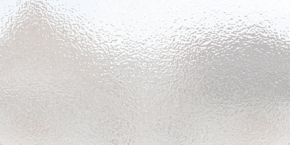 Light matte surface. Plastic glass. White gray gradient transparent background. Panoramic illustration