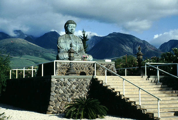 istock The Great Buddha statue at Lahaina, Hawaiian Islands 115790247