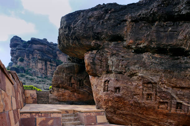 istock Natural Cave (Shrine)-Badami Fort BADAMI-Karnataka 1157903945