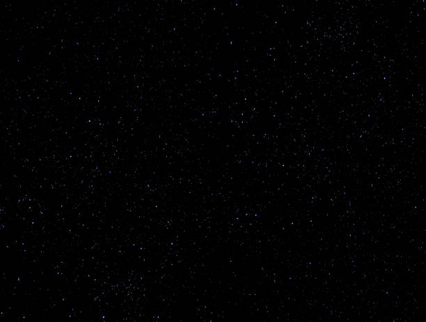 Starry night sky stock photo